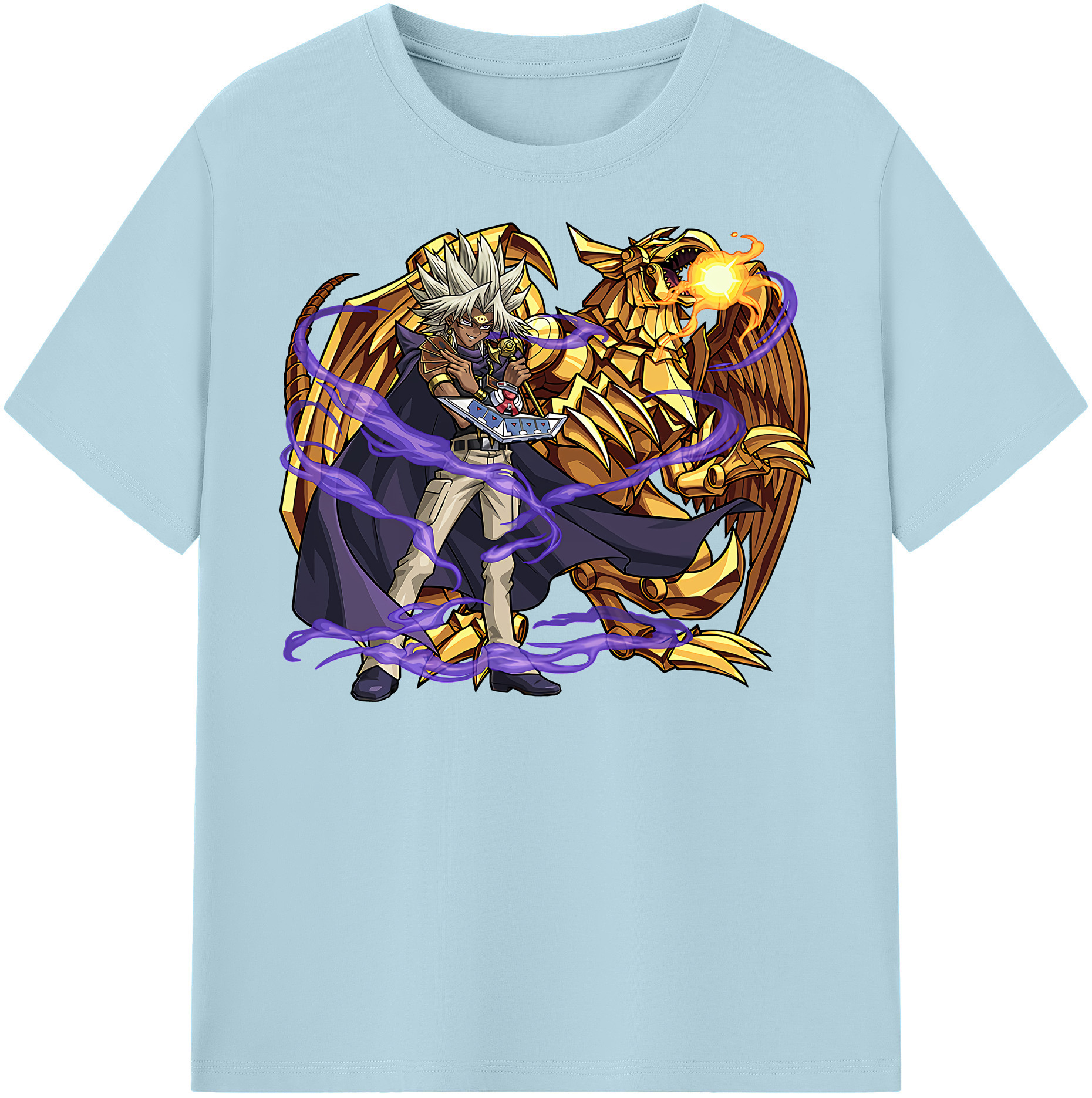 （画像用） 遊☆戯☆王 Yu-Gi-Oh! 綿100％半袖Tシャツ（フロントプリント）